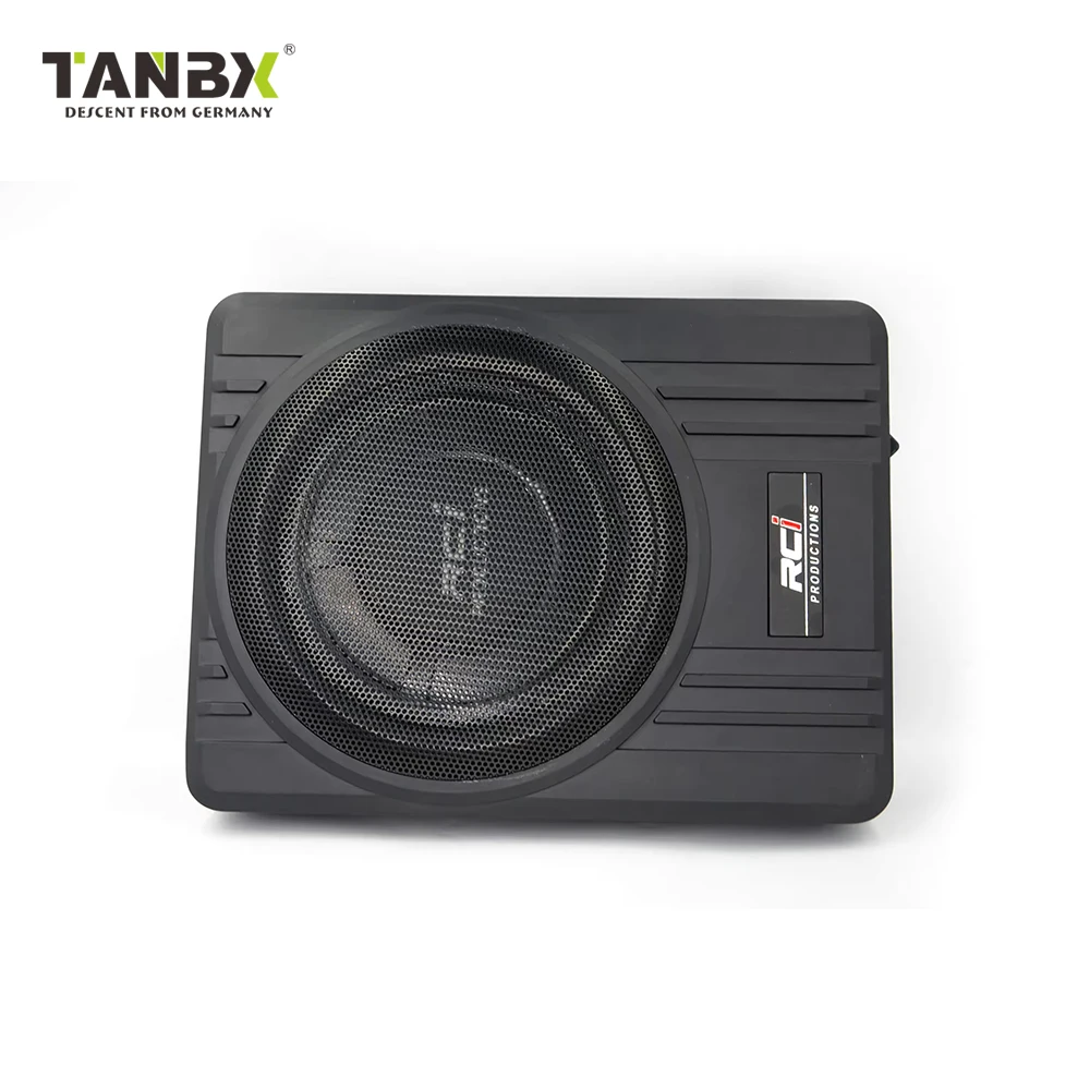 Factory Direct Sale 10 Inch Car Active Slim Subwoofer Ultra-thin Pure Bass  Under Seat Subwoofer (RCI-R10)