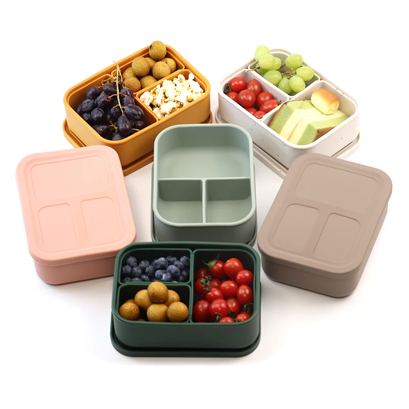 Bpa Free Three Compartments Individual Compartment Microwave Safe Most Selling Product Lunch Box for Kid