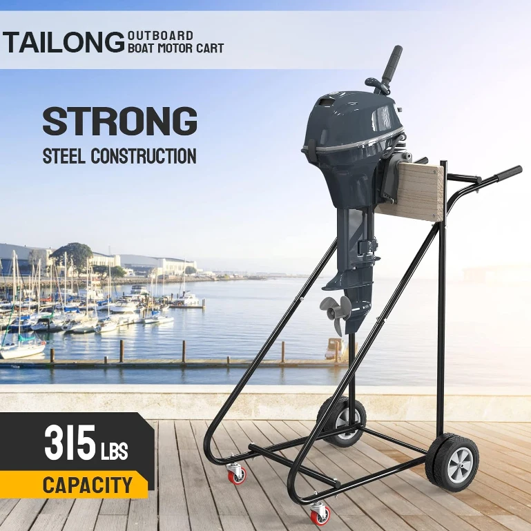 Tailong Heavy Duty Steel Outboard Motor Holder Rack Foldable