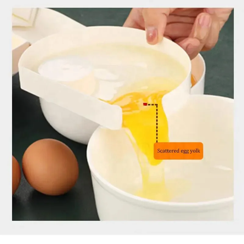 Séparateur De Jaune D'Oeuf KXUSW - 2 Pièces En Acier Inoxydable, Tamis Long Manche Pour Cuisine