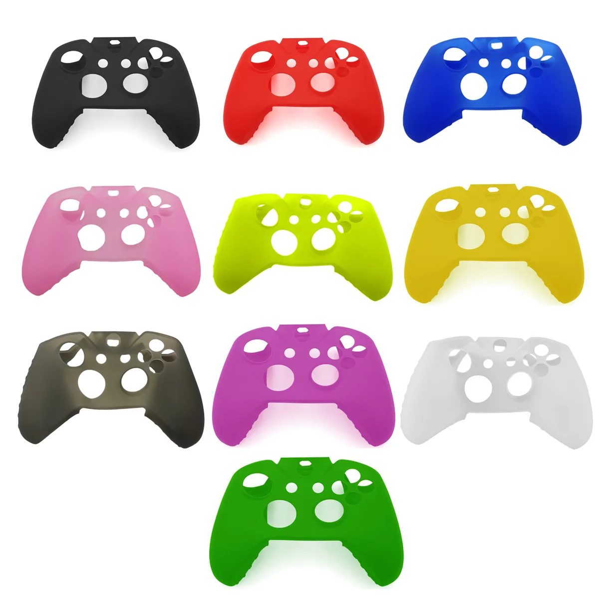 product silicone grip cover for xbox one game controller skin friendly anti slip shock resistant shell case enhances gaming experience-2