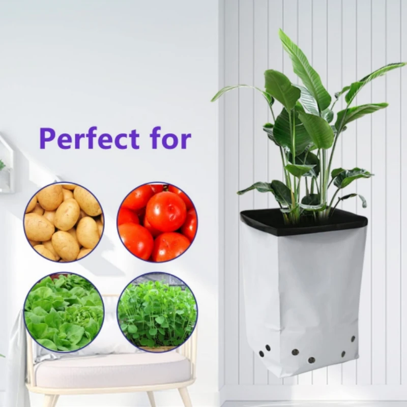 Uv Stabilized Pe Plastic Grow Bag For Hydroponics Plantation Buy Poly