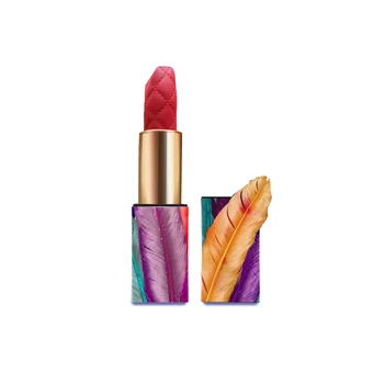 National style makeup beauty carved lipstick exquisite satin lipstick