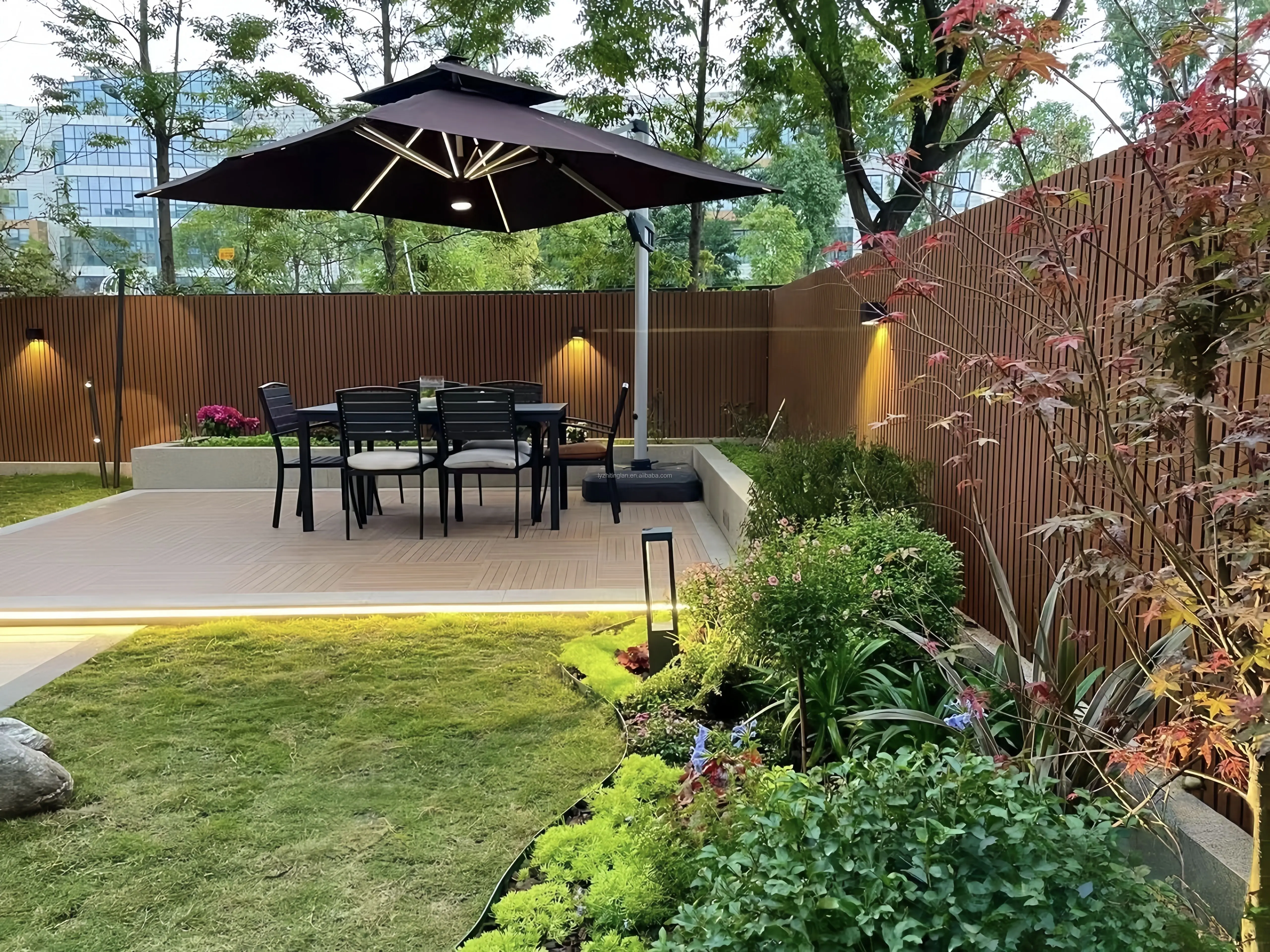 Great Wall WPC Fluted Cladding Panel Waterproof and Fireproof for ...