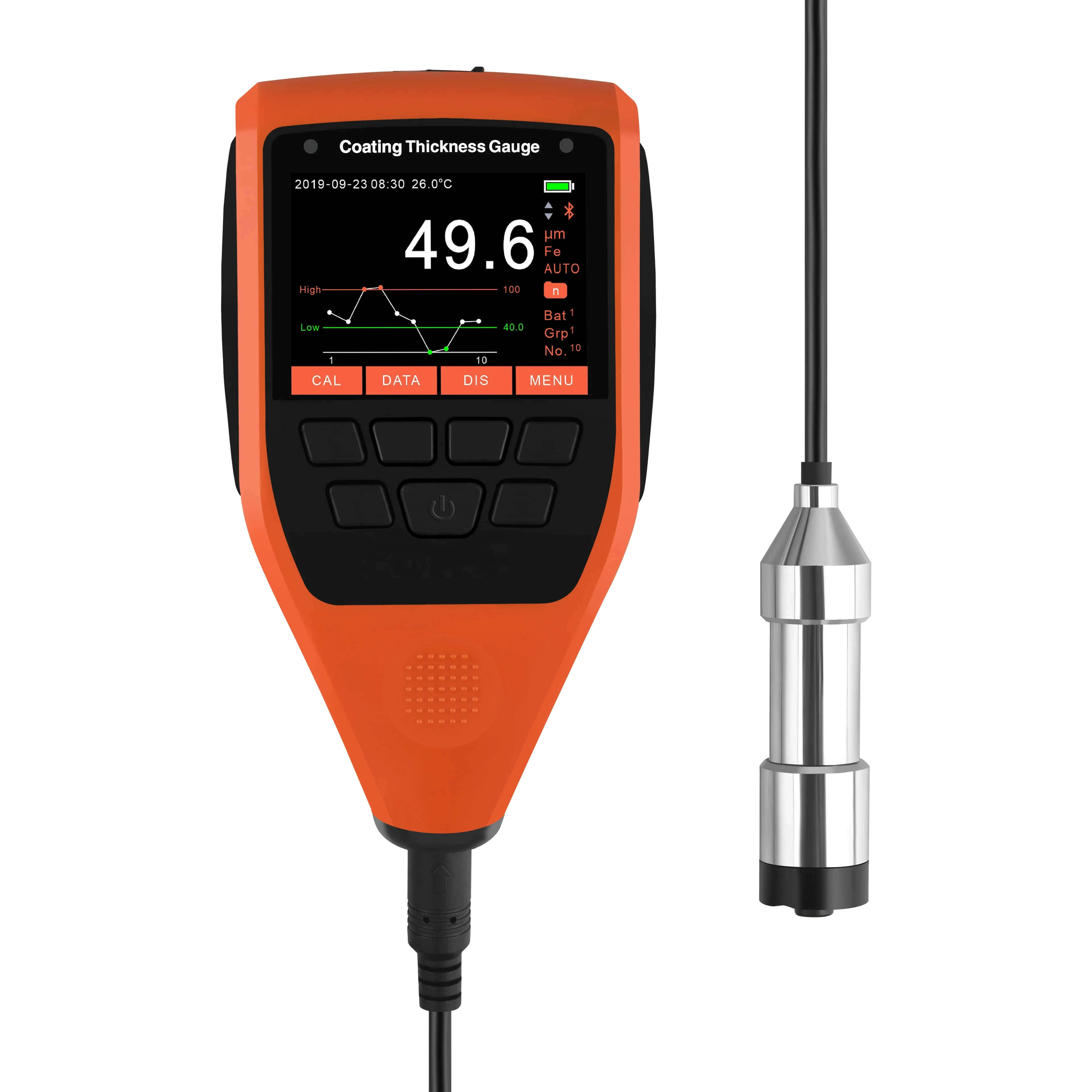 Elcometer 456 TESTECH Separate Probe Coating Thickness Gauge