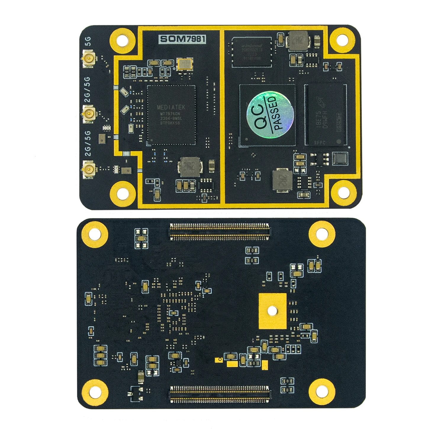 System On Module SOM-7981 MT7981 Wifi 6 Demo Core SOM board 32GB SBC motherboard Linux CPU MCU IOT solutions DEVELOPMENT BOARD