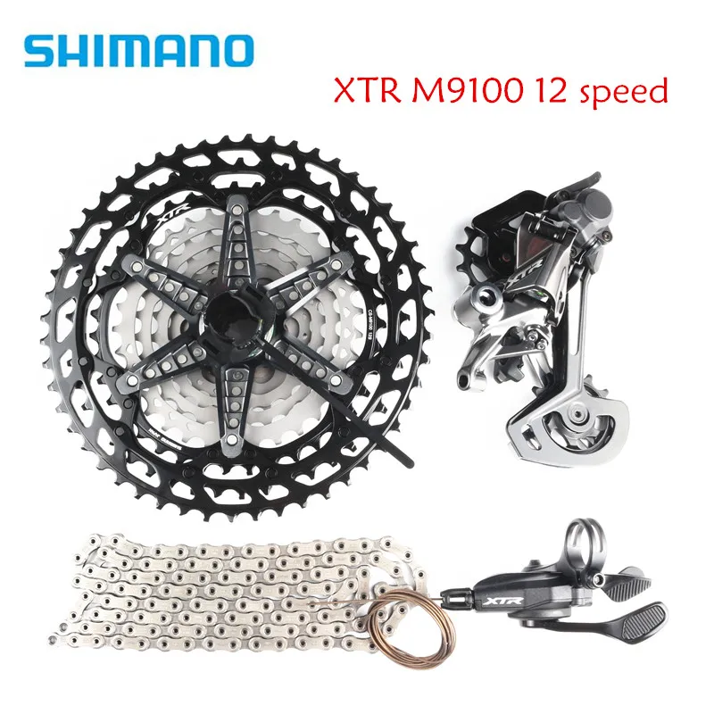 Shimano Xtr M9100 Groupset 12 Speed Bike Bicycle Mtb Shifter Rear Derailleur Cassette Chain Groupset Kit - Buy Shimano Xtr,Shimano M9100, Shimano Groupset Product Alibaba.com