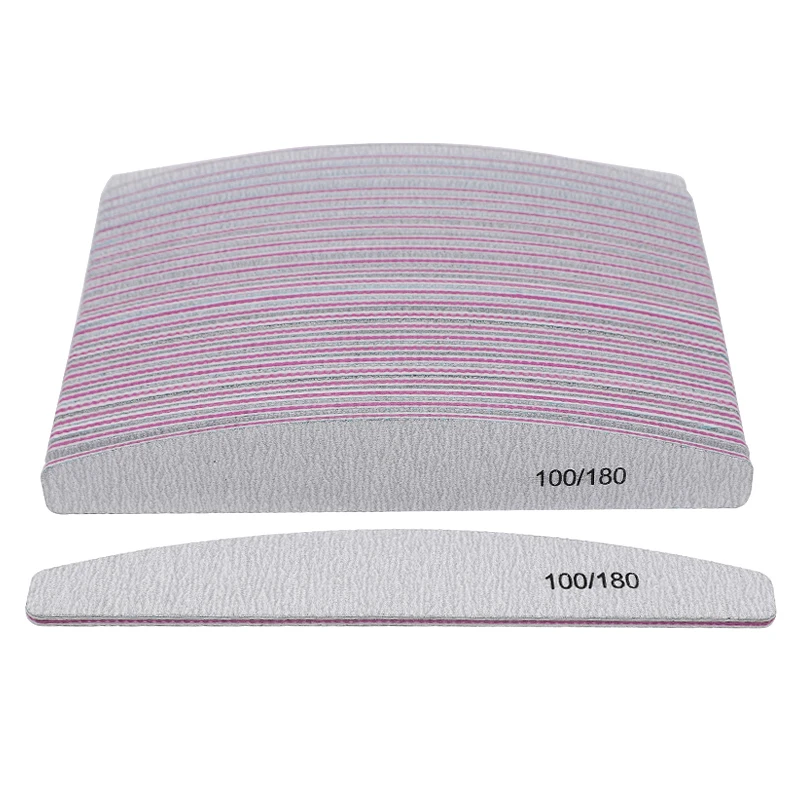 Пилки для дизайна ногтей 100/180, аксессуары для ногтей, полировка гель-лака, полировка, педикюр, маникюр, Полировка Ногтей, инструменты для ухода за ногтями, лайм