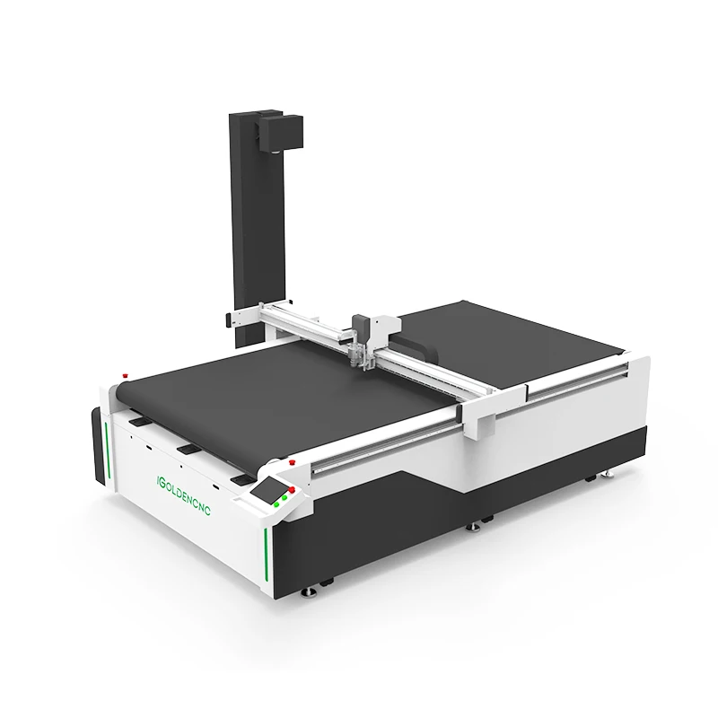 Cnc Cutting Sticker Leather Embossing Machine Corrugated Cardboard Sticker Cutting Machine