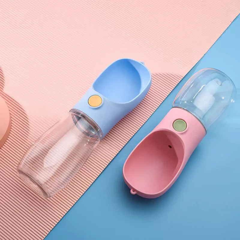 2023 Portable Water Bottle For Dogs Puppy Drinking Bottle Travel Pet