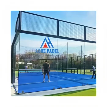 Hot Selling AOHE Padel Full Panoramic Paddle Tennis Court High Quality Structure