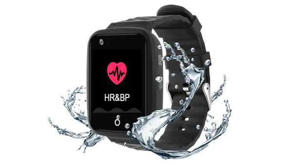 Locating Smart Watch GPS Tracking Device Long-Lasting Battery Life  Real-Time Positioning Bracelet Speed Dial GSM Alzheimer's