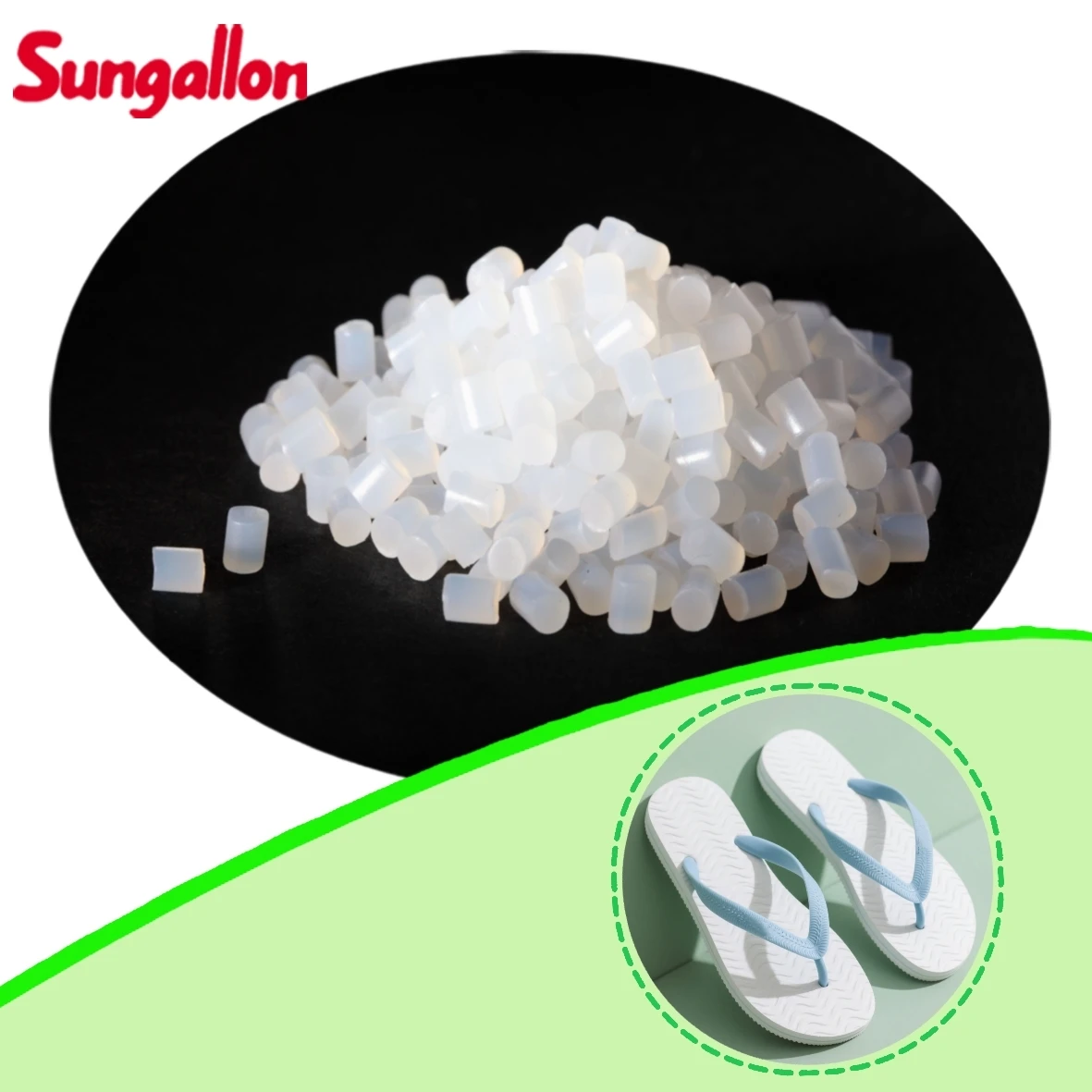 High Performance Skin-Friendly TPE Thermoplastic Rubber Granules for Flip Flop Straps 0