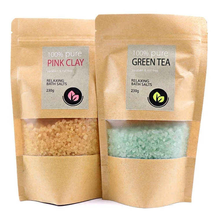 Sohoye Glass Jar Custom Private Label Bath Salts With Flowers Bundle Pack of Sleep Original Formula  Salt