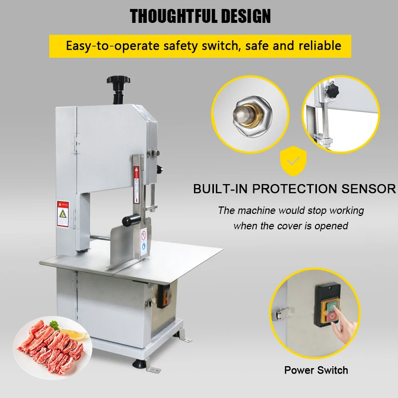 product jkb 210t most popular in 2024 meat electric butchers bone saw machine chicken cutter on sale-7