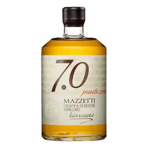 High Quality 7.0 Ruchè for Grappa 0,70 Lt 6 Bottles Per Box Premium Spirits