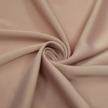Good drapery heavy weight matte stretch crepe back satin fabric for shirt