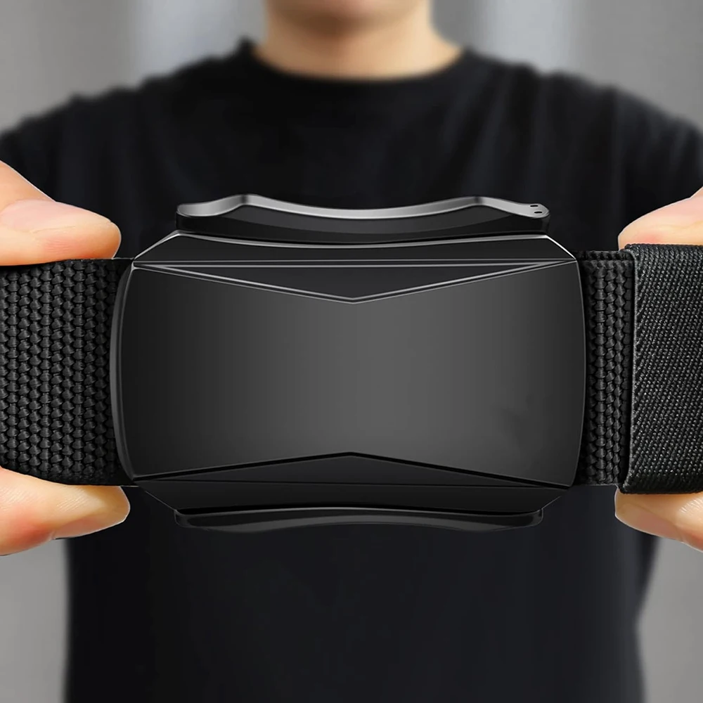 High Quality Adjustable Training Durable Men Hiking Hunting Pants Belt Tactical Stretch Web Nylon Belt