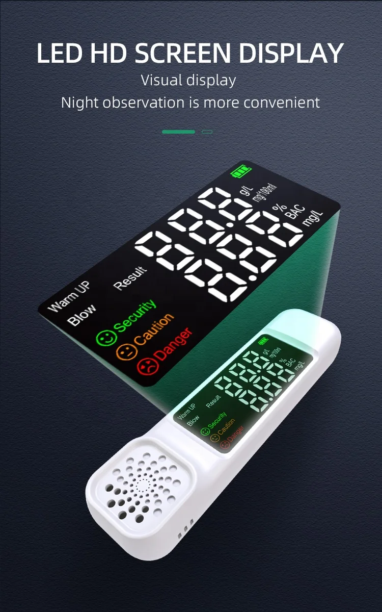 Best Selling Portable Handheld Alcohol Tester Breathalyzer Digital Alcohol Tester Japan For Drunk