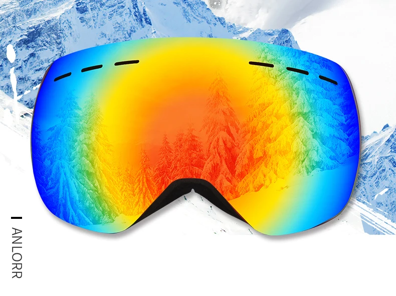 Heated Ski Goggles Anti-fog Uv Snow 