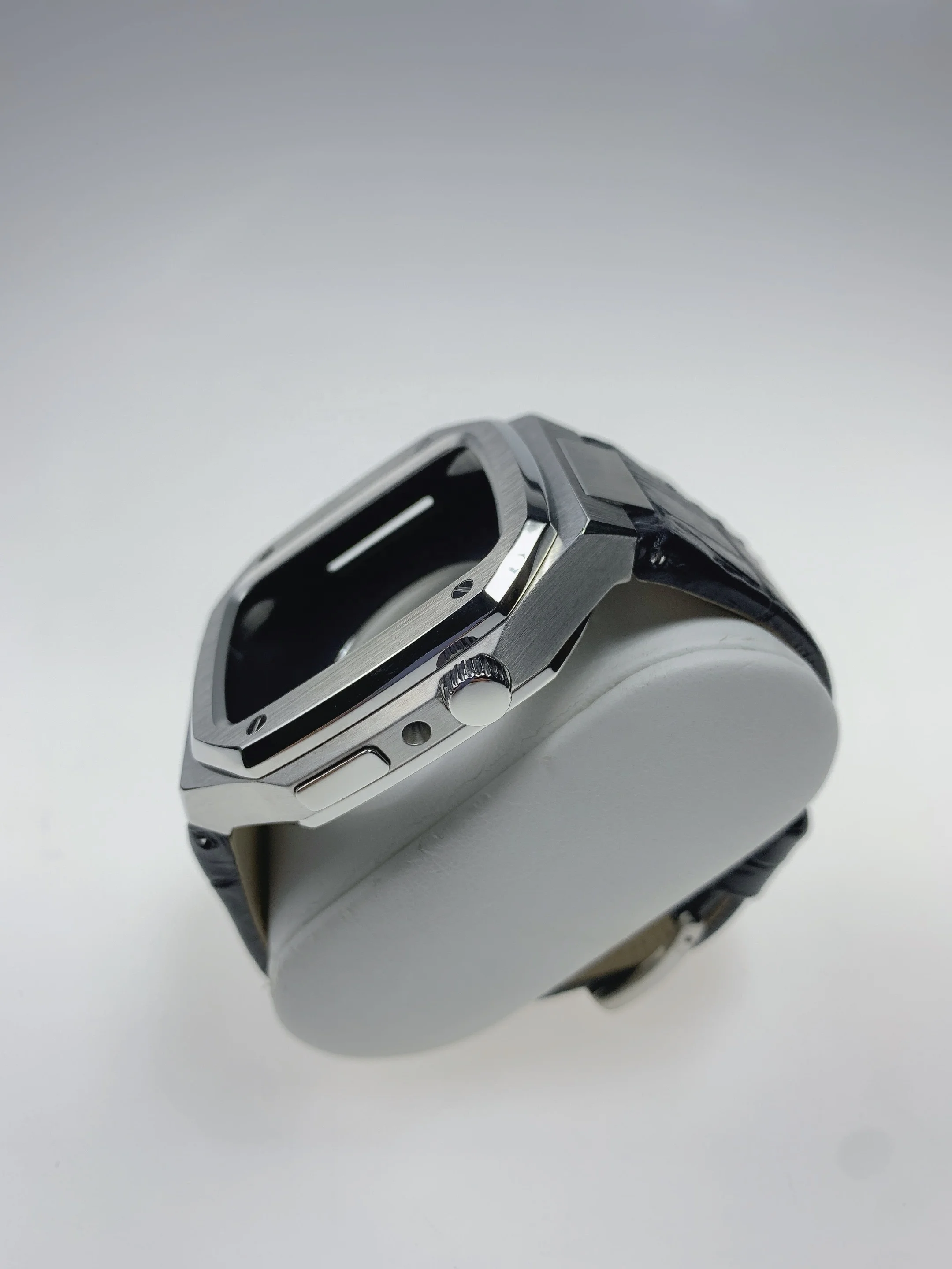 Силиконовый чехол для Apple Watch Iwatch премиум-класса из нержавеющей стали с логотипом на заказ