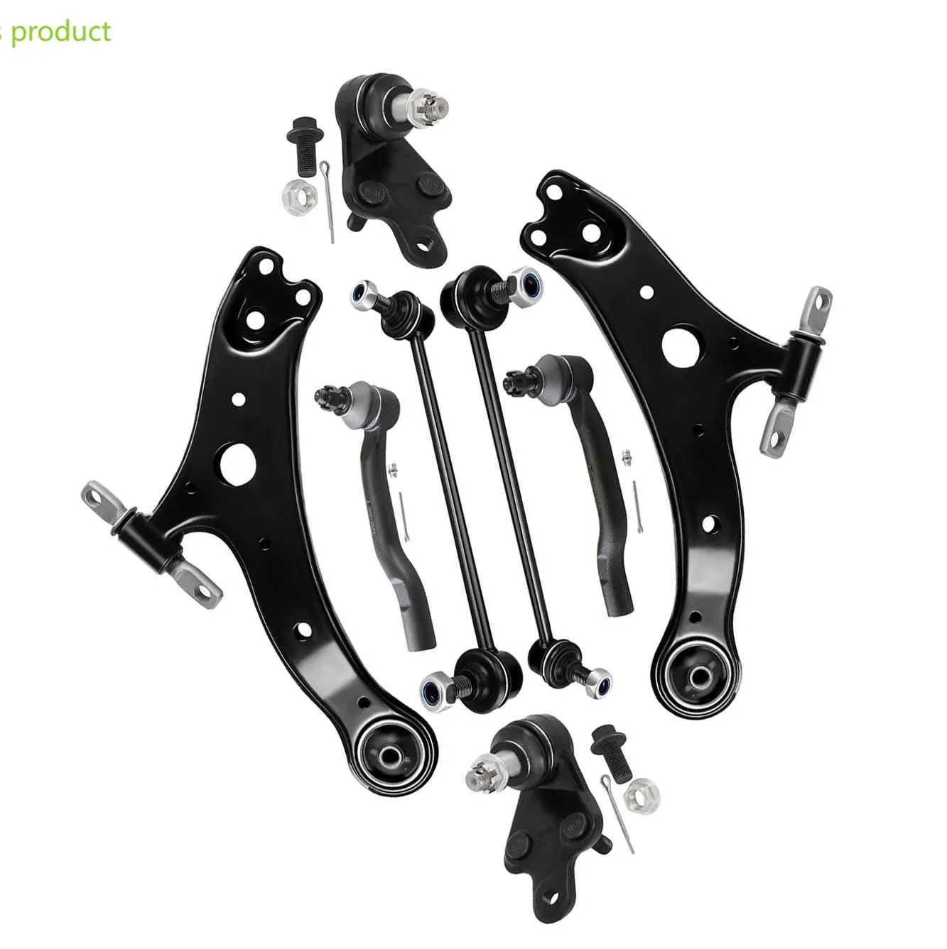 UNF　ショックランド　3枚セット INFINITY - FRONT UPPER SUS SHAFT SET (STOPPER TYPE)