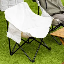 Portable Outdoor Lightweight Folding Drawing Fishing Beach Camping Picnic Moon Chair