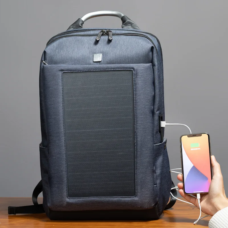 OEM Wholesale Smart Laptop Backpack with 10W Solar Panel Charger Portable Large Capacity Travel Bag OEM Wholesale Smart Laptop Backpack with 10W Solar Panel Charger Portable Large Capacity Travel Bag