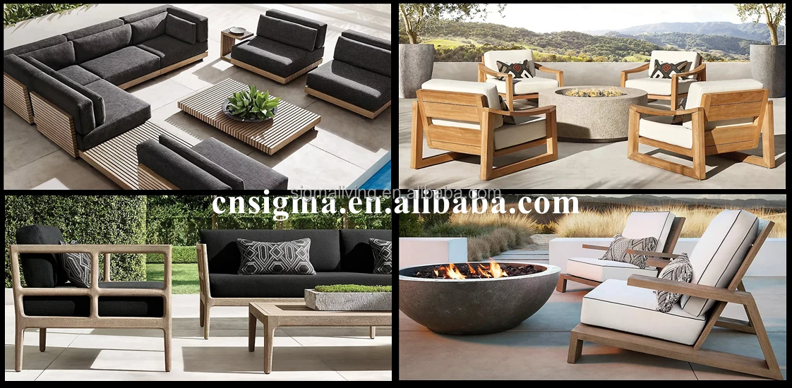 Factory direct sale garden furniture set patio swing luxury aluminum outdoor furniture metal aluminum ottoman