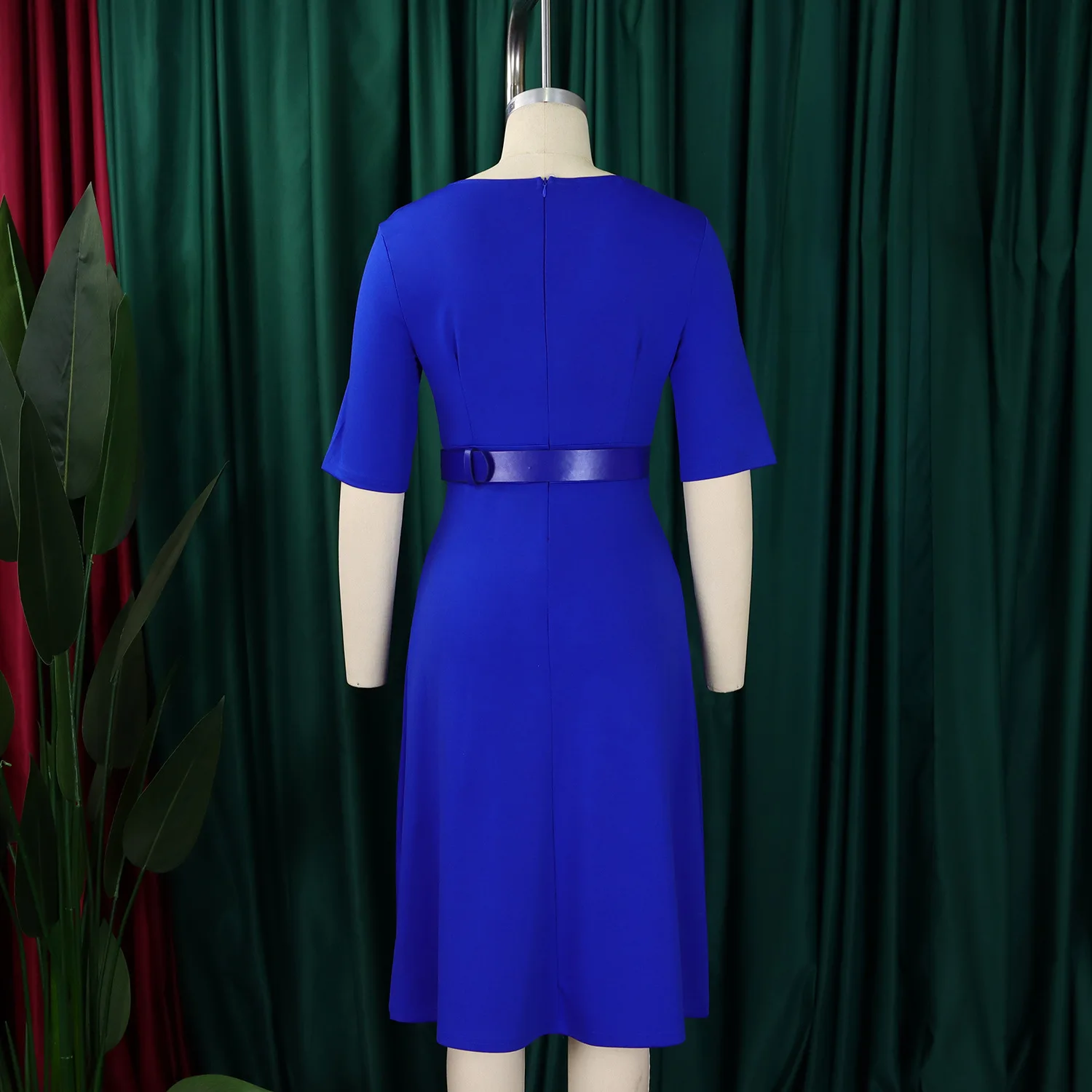 chinese dress ladies Sleeveless Knot Front Dress for Tall Women in Black M / Extra Tall / Black main image 0