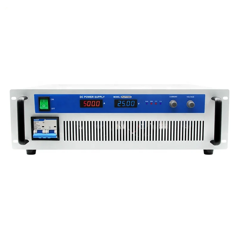 3 Phase Electrolysis Reversing Rectifier Dc 20v 500a Amp 10KW Power Supply Electro Plating Rectifiers 10000W