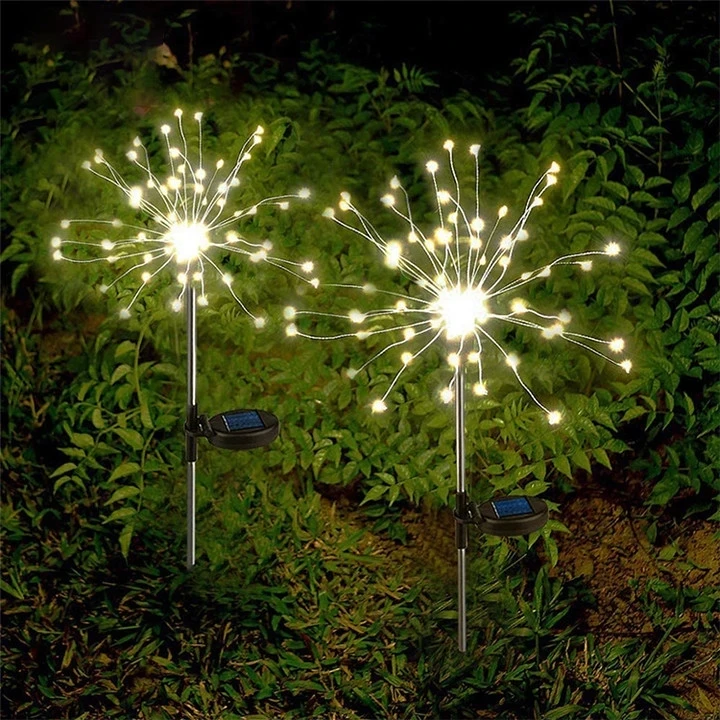 starburst Led Fireworks Tree String Lights for Wedding Christmas Outdoor Decoration  DIY Firework fairy Garland Christmas Lights