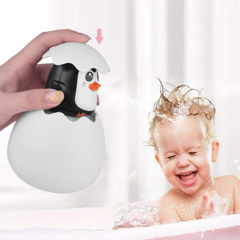 Enfants Jouets De Bain Canard Mignon Pingouin D Oeuf D Eau Arroseur Salle De Bain Eau D Arrosage Jouets De Plage Bebe Douche Jouet De Natation Buy Jouets De Bain Pour Enfants Jet D Eau Mignon