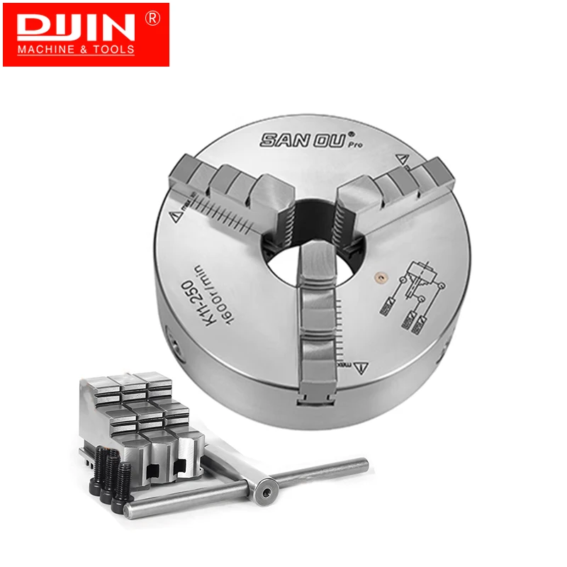 K11-250 Pro Steel Self-centering 3 Jaw Chuck For Lathe & Milling