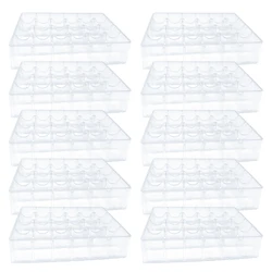 New White Transparent Agricultural Seedling Tray Plant Growing Tray Artificial Plastic Plants Tray for Garden