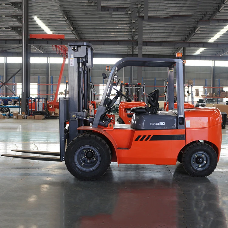 Удобный поднимающая груз весом до 5 тонн мини дизельный вилочный погрузчик CPCD50 китайского бренда HELI продукция от производителей по низким
