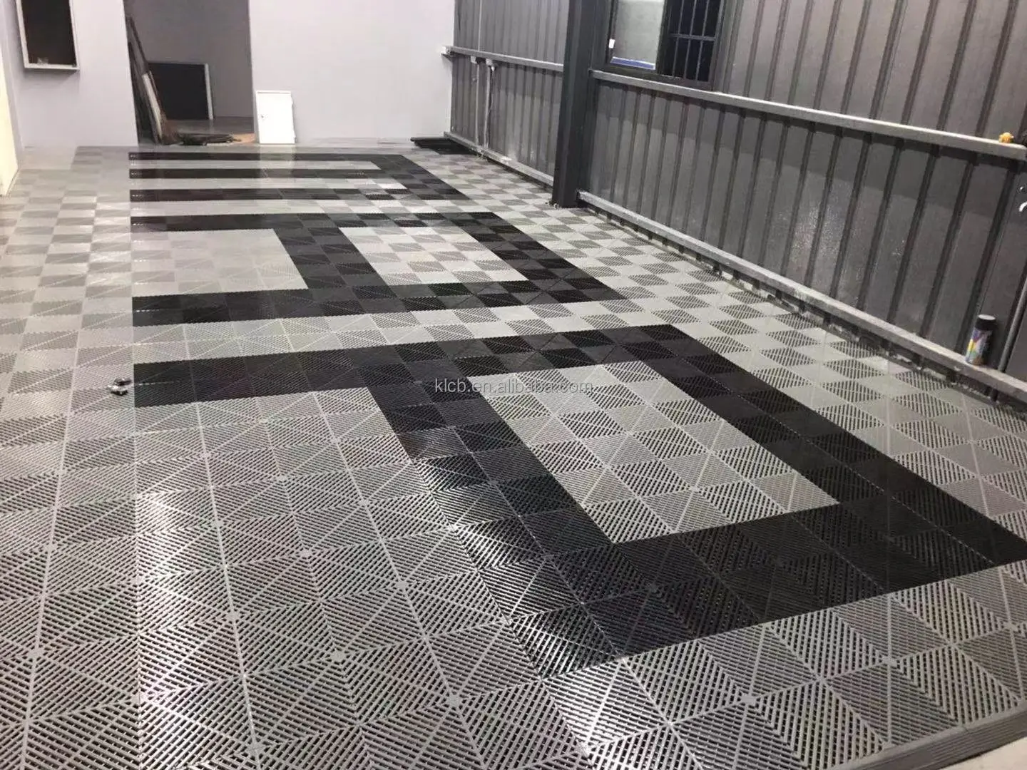 Car Wash Plastic Floor Tiles Garage Flooring For Auto