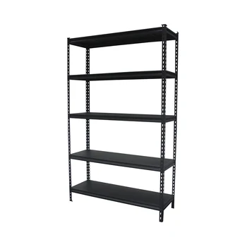 Slotted angle display rack fast assemble boltless garage storage shelving racking angle steel storage rack