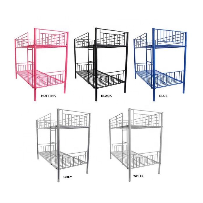 
 Современные двухуровневые двухъярусные кровати King Queen для дома и гостиниц с металлическими стальными трубками  