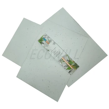 Light Blue Plantable 100% Handmade Recycled A4 A3 SRA3 Seeding Paper Sheet
