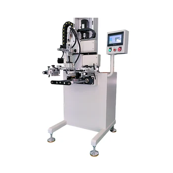 Four-Axis Servo-Motor Driven Silk Screen Printing Machine For Special-Shaped Cosmetic Perfume Glass Plastic Bottle