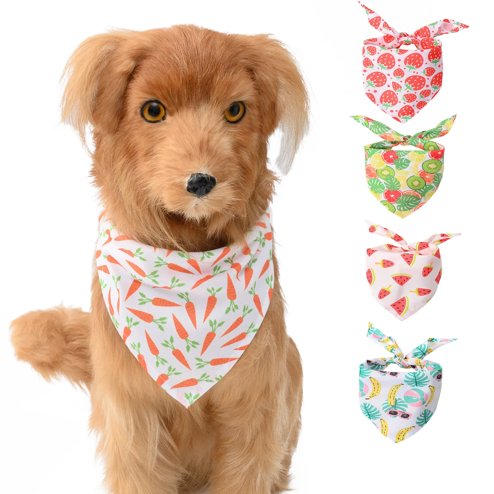 Customised Logo Patterns Design Plaid Pet Scarf Washable Dog Bandanas ...