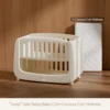 Letto per bambini bianco SKU3 con materasso in fibra di cocco +