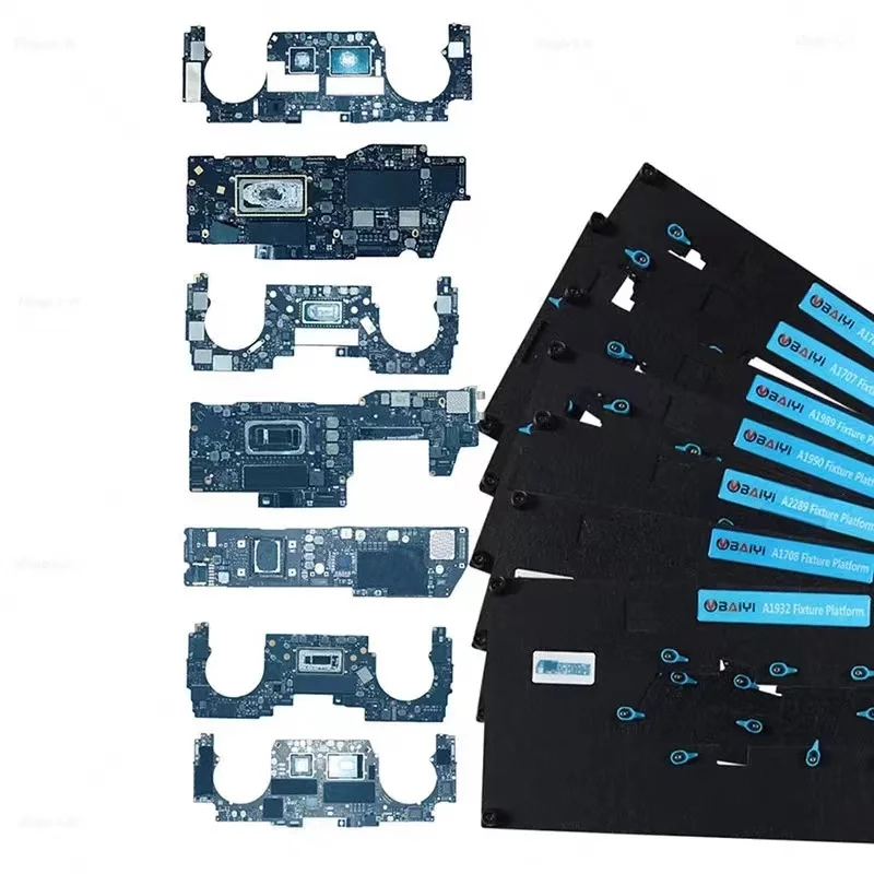 BaiYi Mac Board Fixture for MacBook Pro Motherboard PCB Clamp Holder Logic Board IC Chip Soldering Maintenance Platform