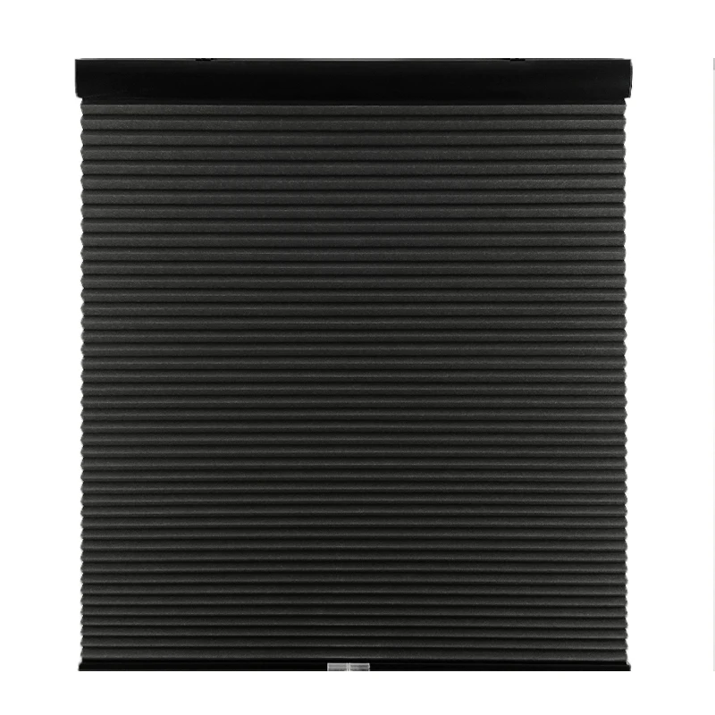 Cordless Fabric Honeycomb Roller Shades for Hotel Bedrooms Offices Living Room Automatic Feature Minimal Style Built-in