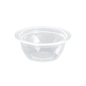 Wholesale frozen Jelly Pudding Food Packing Cups 50ml Diameter Phi 48mm Disposable PP Transparent Diamond Cut Shape Plastic Cups