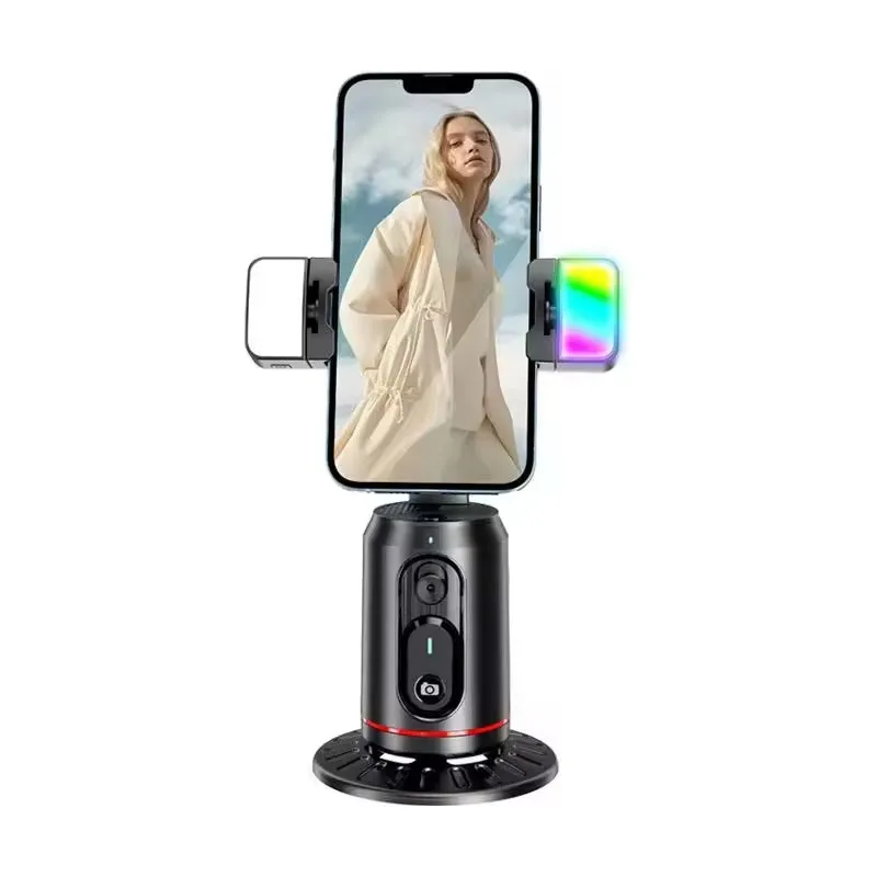 Ai Auto 360 Rotation App Free Cellphone Follow Gimbal P01 Q02 Tracks Movement Object Live Video Selfie Stick Smart Shooting