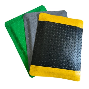 China Luxury Antifatigue Workshop Rubber Mat Polyester Anti Fatigue Floor Mats