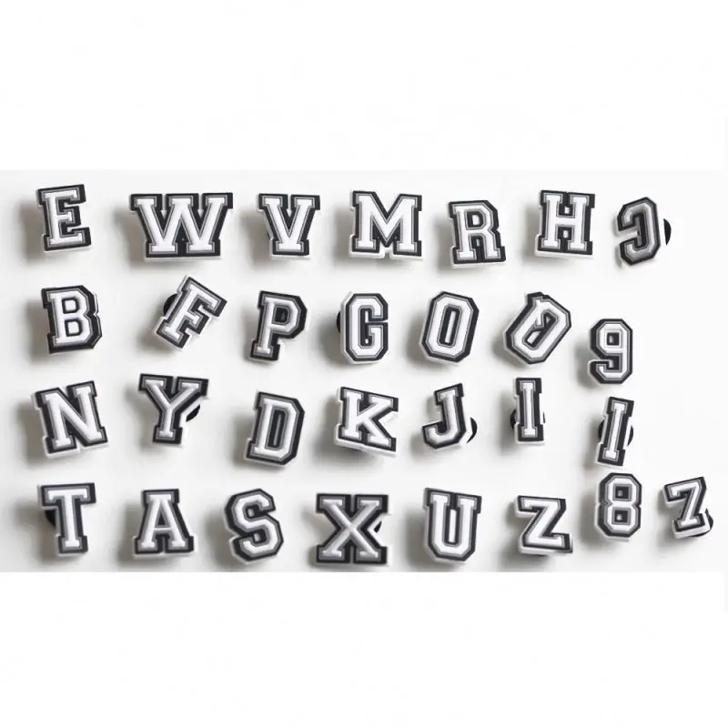 old english letters croc charms 2022