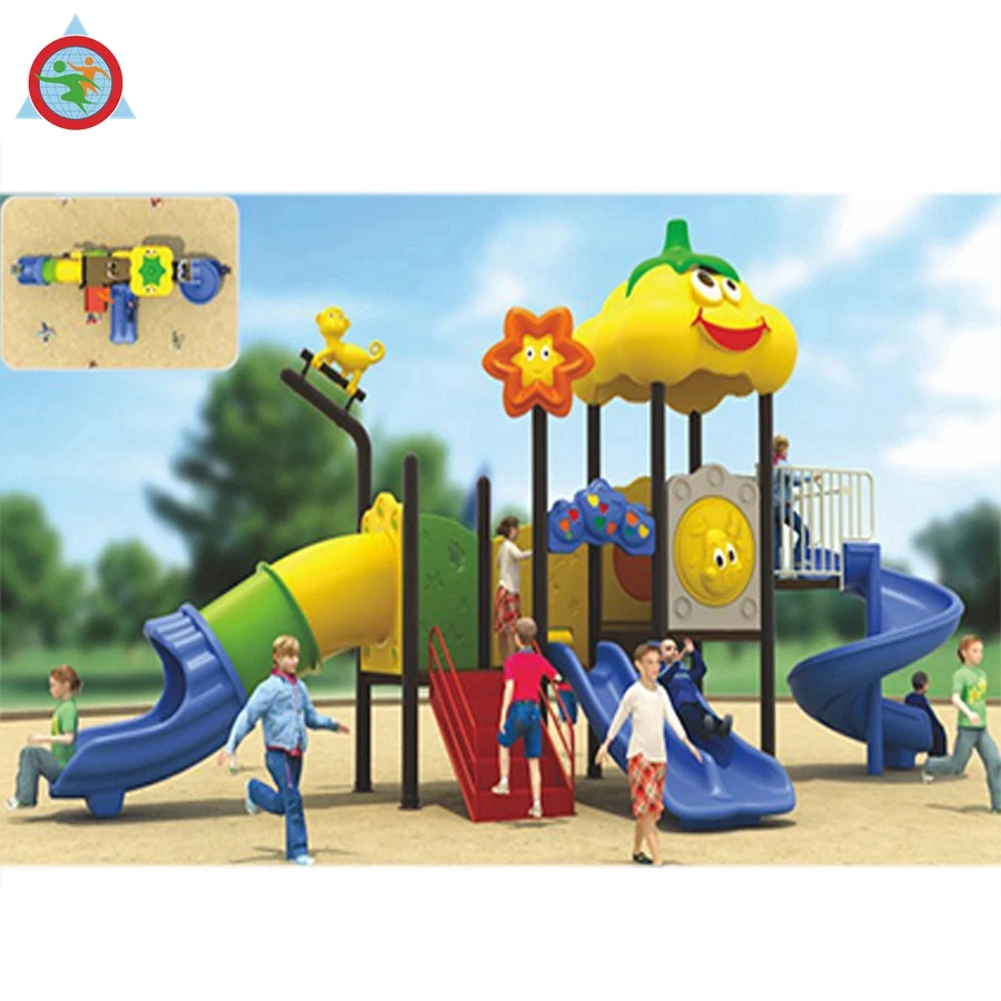 Kid Toy Slider Small Slide Amusement Park Playground Equipment  Playground Swing Set